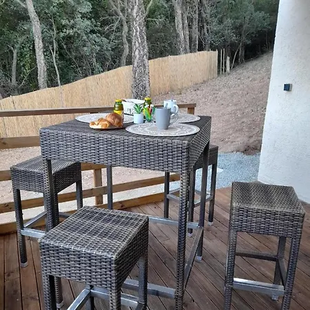 Maisonnette U Santu Ghjuvandria Ou A Santa Ghjulia Entre Et Montagne Lägenhet Volpajola