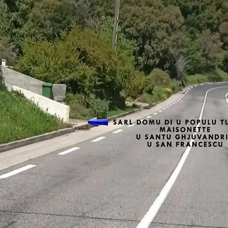 Maisonnette U Santu Ghjuvandria Ou A Santa Ghjulia Entre Et Montagne Lägenhet Volpajola