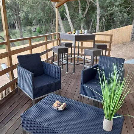 Maisonnette U Santu Ghjuvandria Ou A Santa Ghjulia Entre Et Montagne 아파트 Volpajola